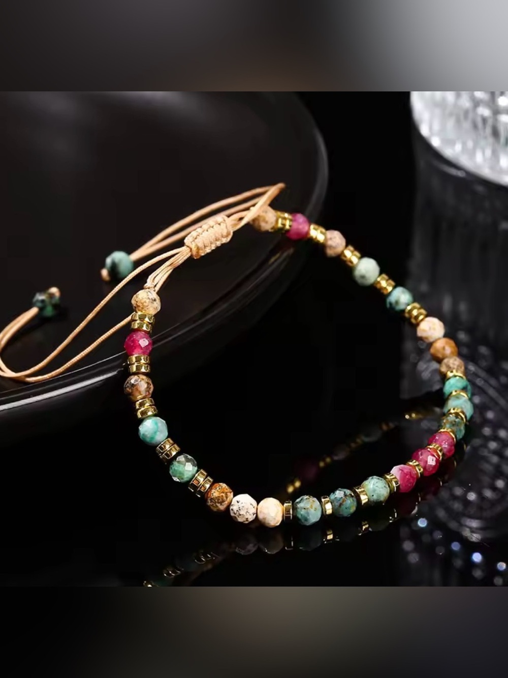 Handmade Multicolor Natural stone Bracelet - Picture 2 of 5